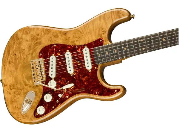 Fender Artisan Maple Burl Strat AN, yksityiskohta 4