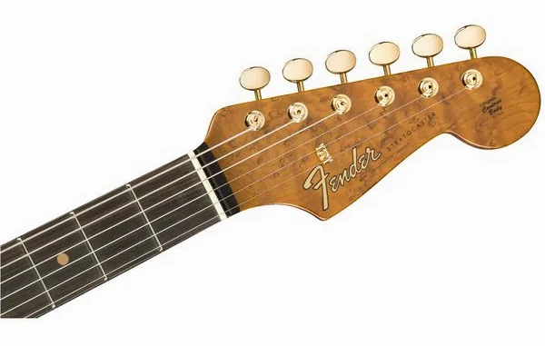 Fender Artisan Maple Burl Strat AN, yksityiskohta 5