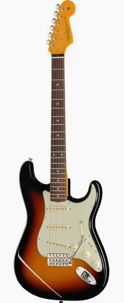 Fender AV II 61 STRAT RW WT3TB edestä