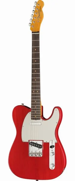 Fender AV II 63 TELE RW RED TRANS edestä