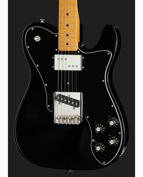 Fender AV II 77 TELE CUSTOM MN BLK, yksityiskohta 4