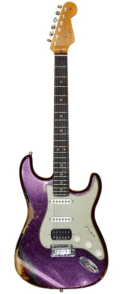 Fender Custom Deluxe Strat HB-S1 MGSP edestä
