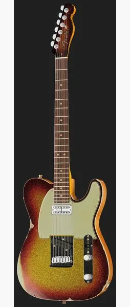 Fender Custom Tele 3TSB Sparkle Relic, yksityiskohta 2
