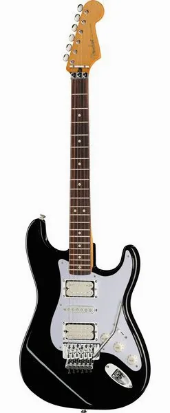 Fender LTD 50th Dave Murray Strat BLK edestä