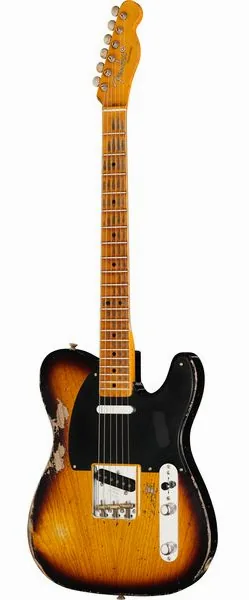 Fender LTD 52 Tele 2CSB SHRelic edestä