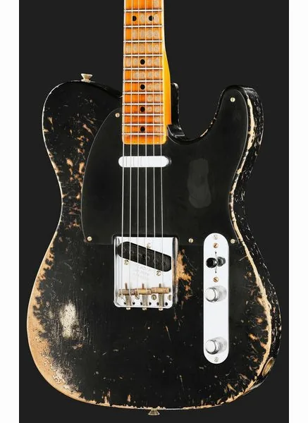 Fender LTD 52 Tele Aged Black SHRelic, yksityiskohta 4