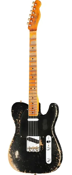 Fender LTD 52 Tele Aged Black SHRelic edestä