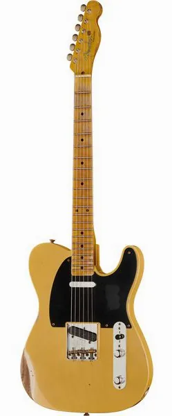 Fender 53 TELE Relic AN Blonde edestä