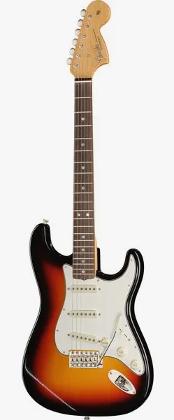 Fender LTD 66 Strat 3CS DLX CC edestä
