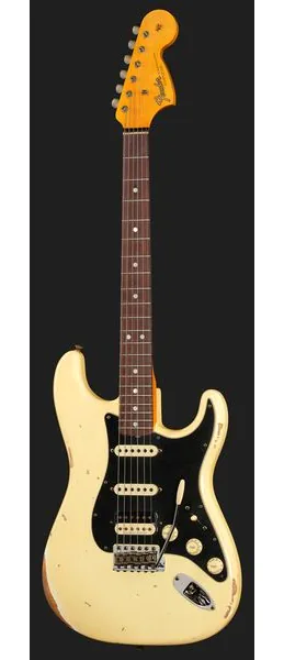 Fender LTD 67 Strat HSS Vintage White, yksityiskohta 2
