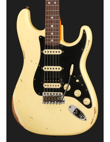 Fender LTD 67 Strat HSS Vintage White, yksityiskohta 4