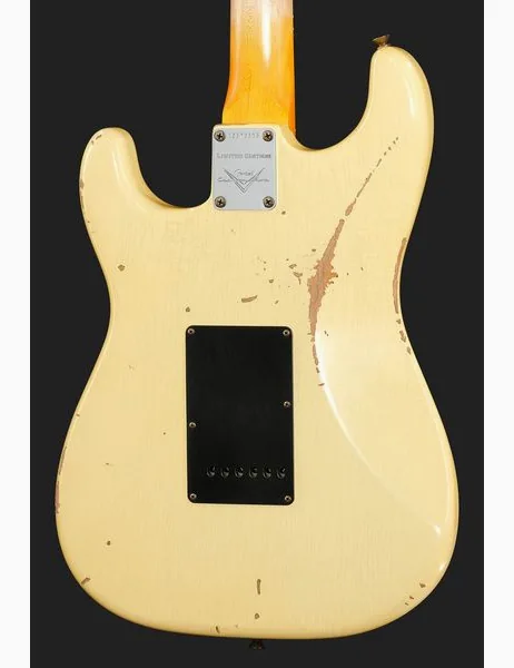 Fender LTD 67 Strat HSS Vintage White, yksityiskohta 5