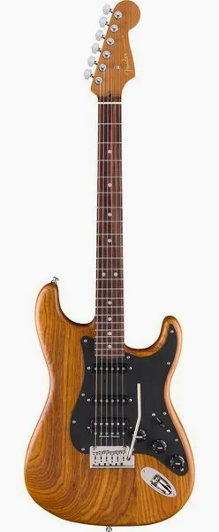 Fender LTD Am Ultra Strat NAT HSS edestä