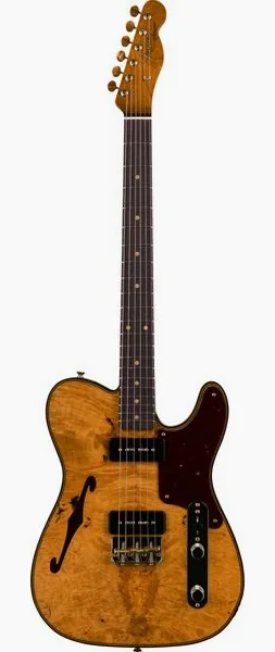 Fender LTD Artisan Tele Burl Dual P90 edestä