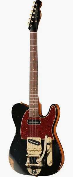 Fender LTD Bow Tie Tele Bigsby BK edestä