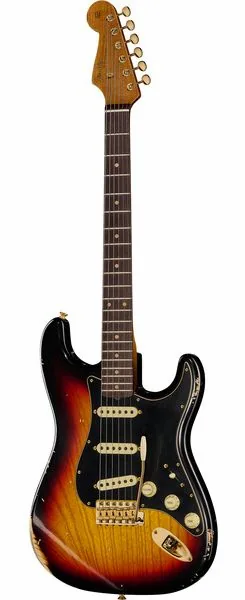 Fender LTD Custom '62 Strat RL BSB edestä