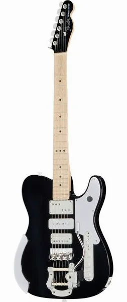 Fender LTD Jack White Triplecaster BK edestä