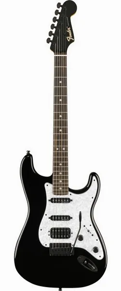 Fender LTD Player Fusion Strat HSS BK edestä