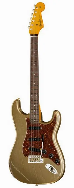 Fender LTD Roasted Strat Relic SG edestä