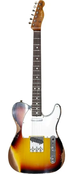 Fender LTD Roasted Tele Pro 3TSB edestä