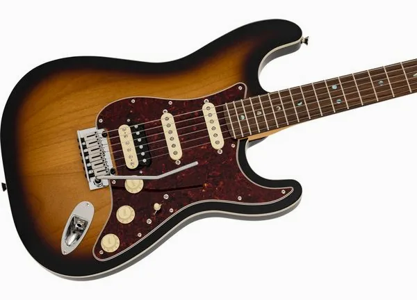 Fender MIJ Act Modern Strat HSS 2TS, yksityiskohta 4