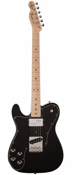 Fender MIJ Trad 70s Tele LH MN BLK edestä