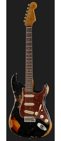 Fender Roasted '61 Strat ABLK/3TSB, yksityiskohta 2