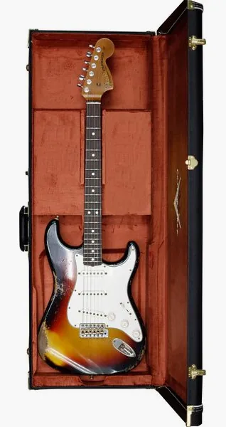 Fender Roasted Pro Strat HR 3TSB edestä