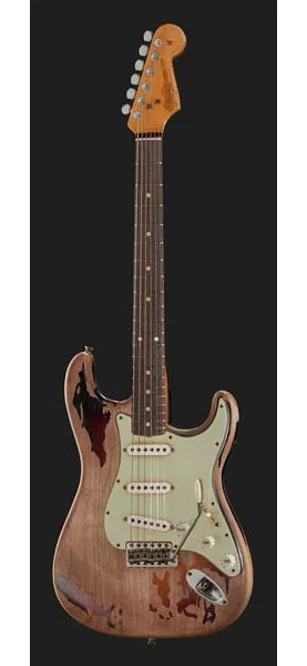 Fender Rory Gallagher Relic Strat, yksityiskohta 2