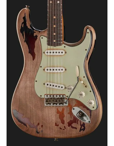 Fender Rory Gallagher Relic Strat, yksityiskohta 4