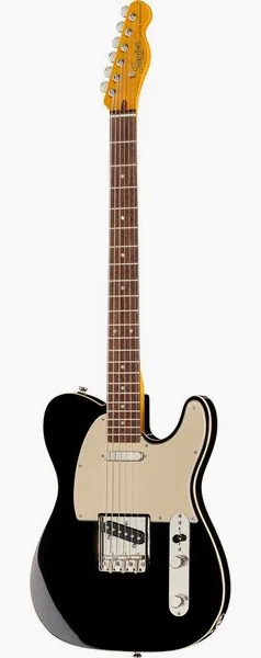 Squier Tele Custom Baritone BK edestä