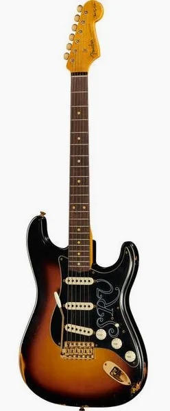 Fender Stevie Ray Vaughan Strat Relic edestä