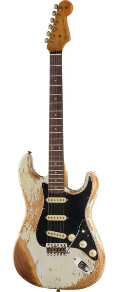 Fender Strat Roasted Dual-Mag OW LTD edestä