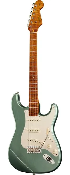 Fender Strat Roasted Pine CC ATGM edestä