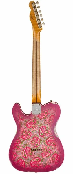 Fender Tele Dual P90 Pink Paisley, yksityiskohta 2
