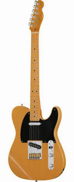 Fender Ultra Luxe 50s Tele MN BTB edestä