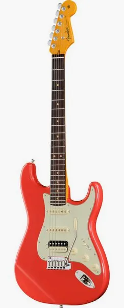 Fender Ultra Luxe 60s Strat HSS FRD edestä