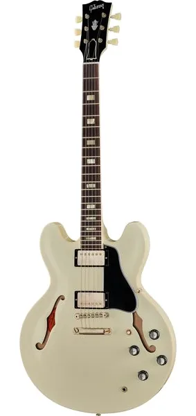 Gibson 1964 ES-335 Aspen White VOS edestä