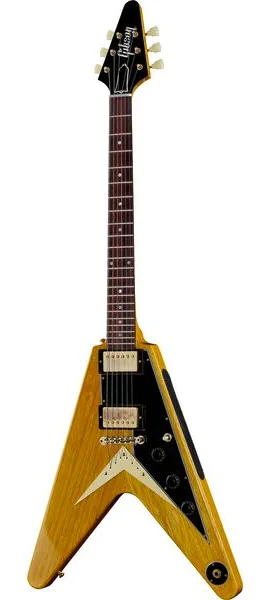 Gibson 58 Korina Flying V BG VOS edestä