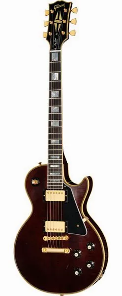 Gibson 64 Les Paul Custom Dark WN LA edestä