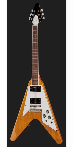 Gibson 70s Flying V Antique Natural, yksityiskohta 2
