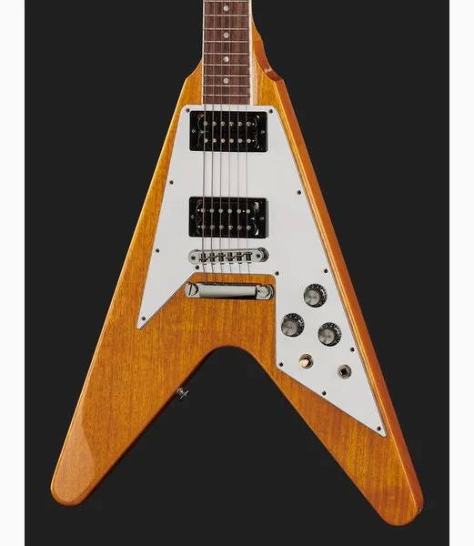 Gibson 70s Flying V Antique Natural, yksityiskohta 4