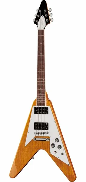 Gibson 70s Flying V Antique Natural edestä