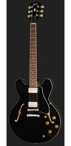 Gibson ES-335 50s Ebony, yksityiskohta 2