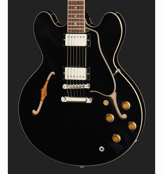 Gibson ES-335 50s Ebony, yksityiskohta 4