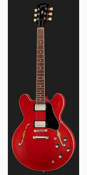 Gibson ES-335 Satin Cherry, yksityiskohta 2