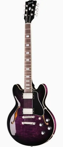 Gibson ES-339 Figured D Purple Burst edestä