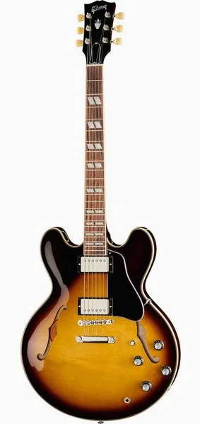 Gibson ES-345 Vintage Burst edestä