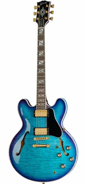 Gibson ES Supreme Blueberry Burst edestä