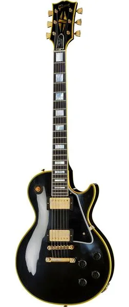 Gibson LP 57 Black Beauty VOS edestä